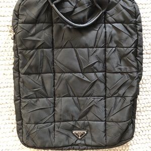 Prada black tote bag limited collection